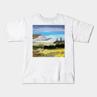 Dover cliffs Kids T-Shirt